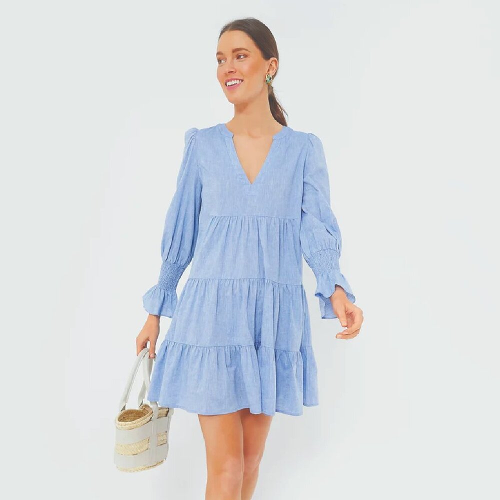 Tuckernuck Pomander Place Chambray Kenzo Dress XS
